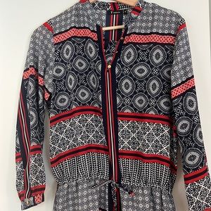 Multicoloured mini sheer Dress